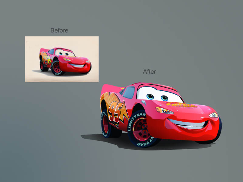Raster to vector Conversion