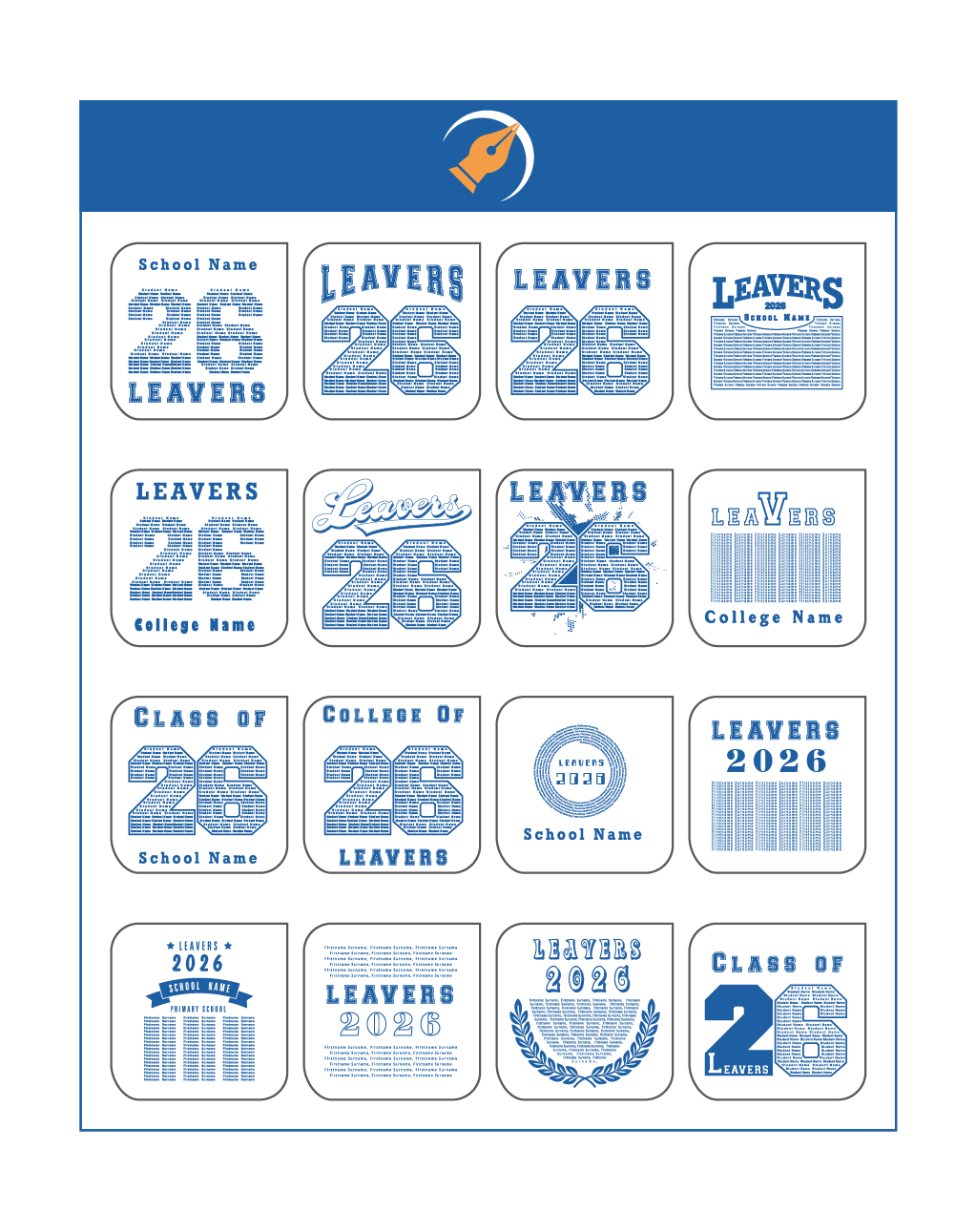 leavers design hoodies 2023 Template